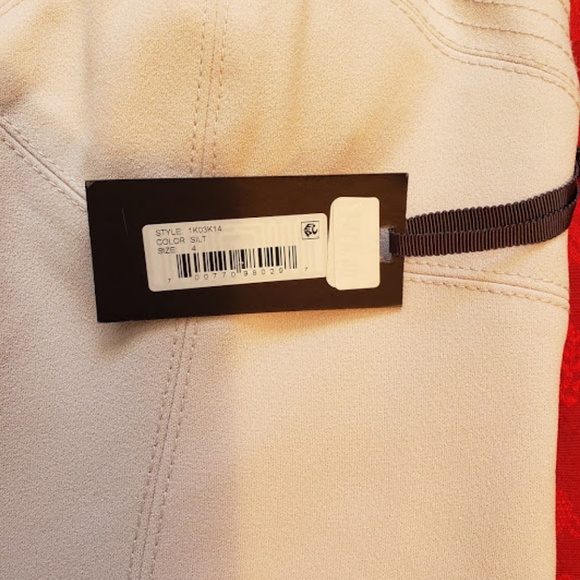 Vera Wang Strapless Corset Tea Length Dress - Picture 8 of 8